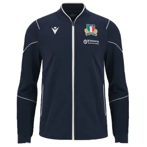Italy 6 Nations Full-Zip Anthem Jacket 23/24 by Macron