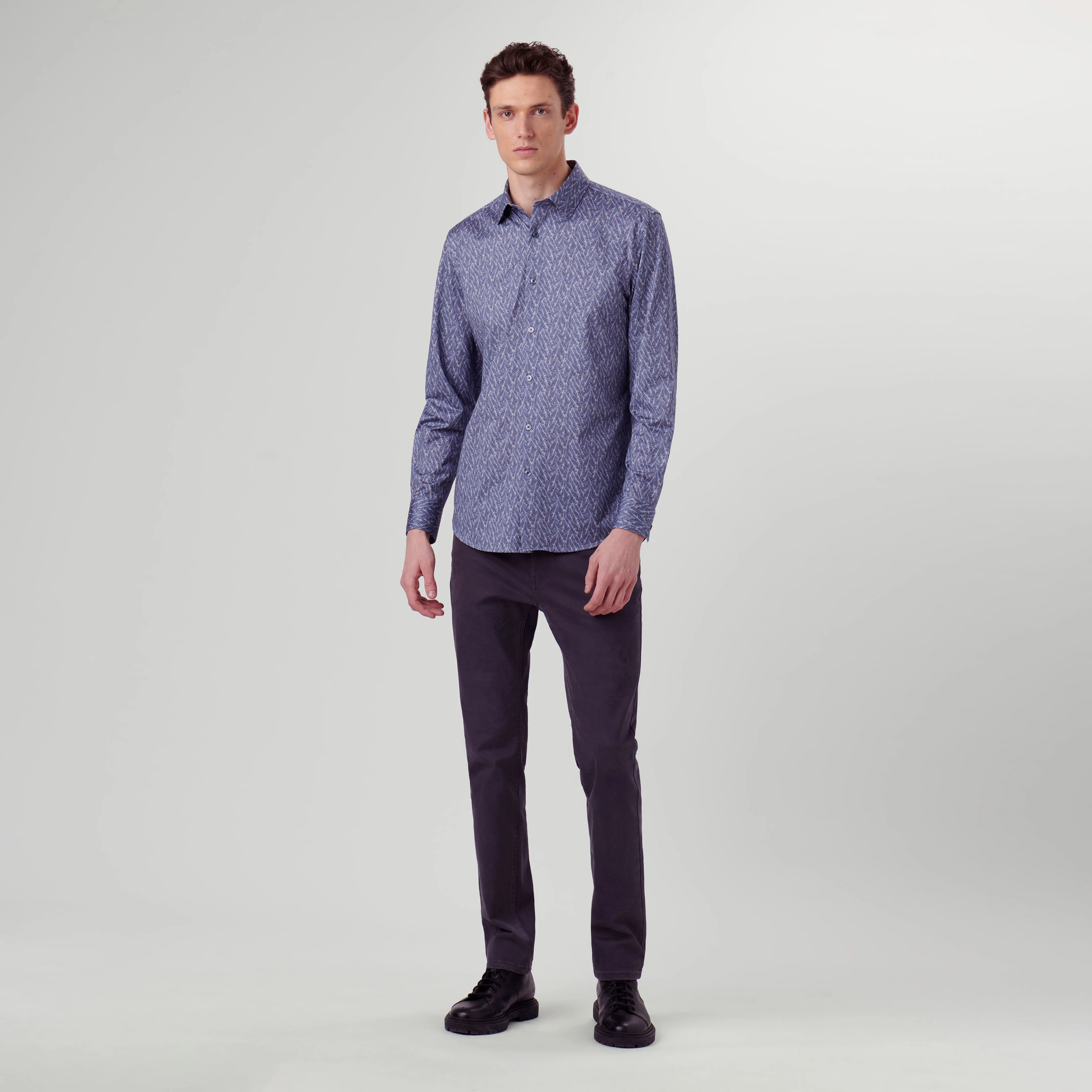 James Abstract Print OoohCotton Shirt