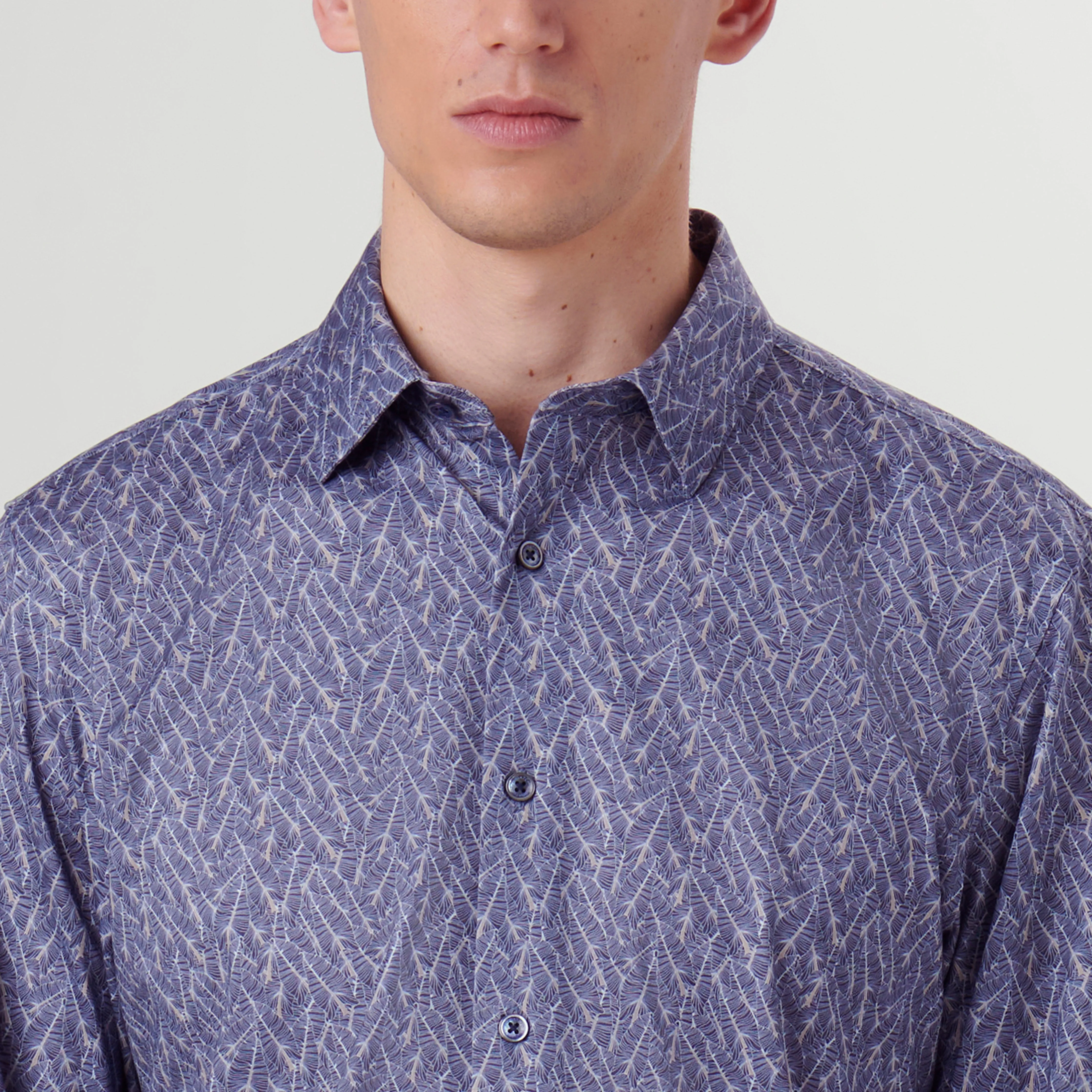 James Abstract Print OoohCotton Shirt