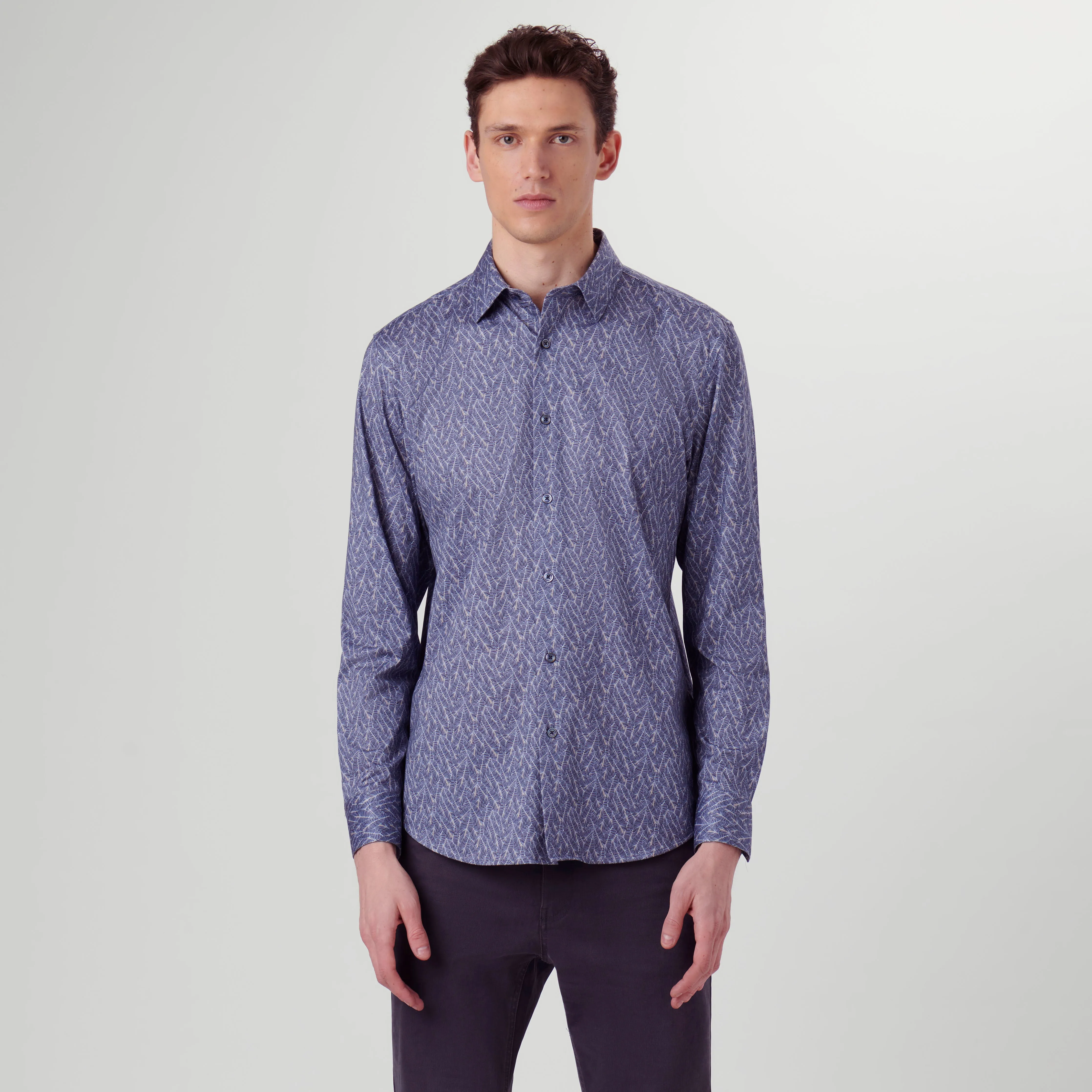 James Abstract Print OoohCotton Shirt