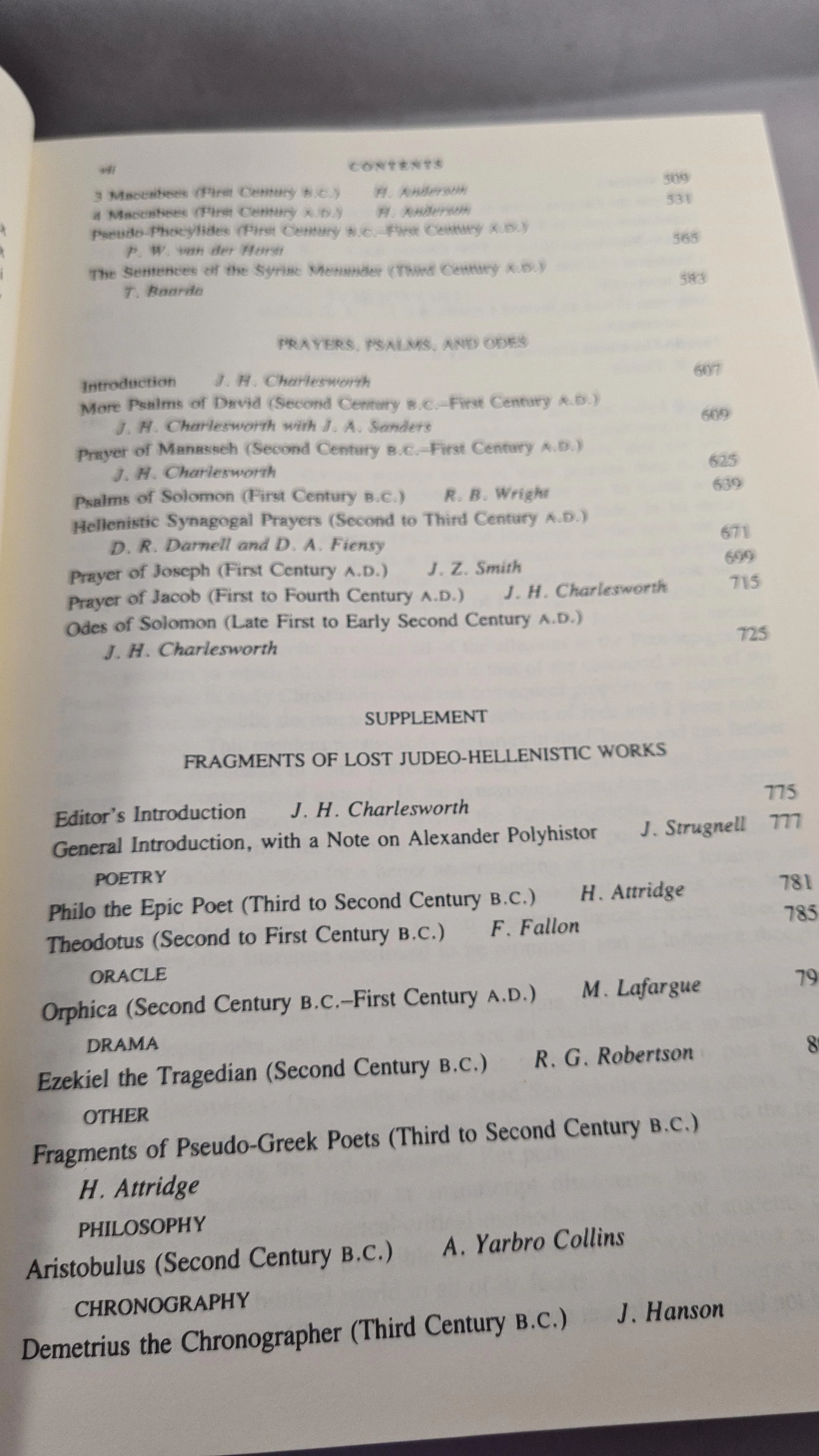 James H Charlesworth - The Old Testament Pseudepigrapha Volume 1 & 2, Darton, 1983