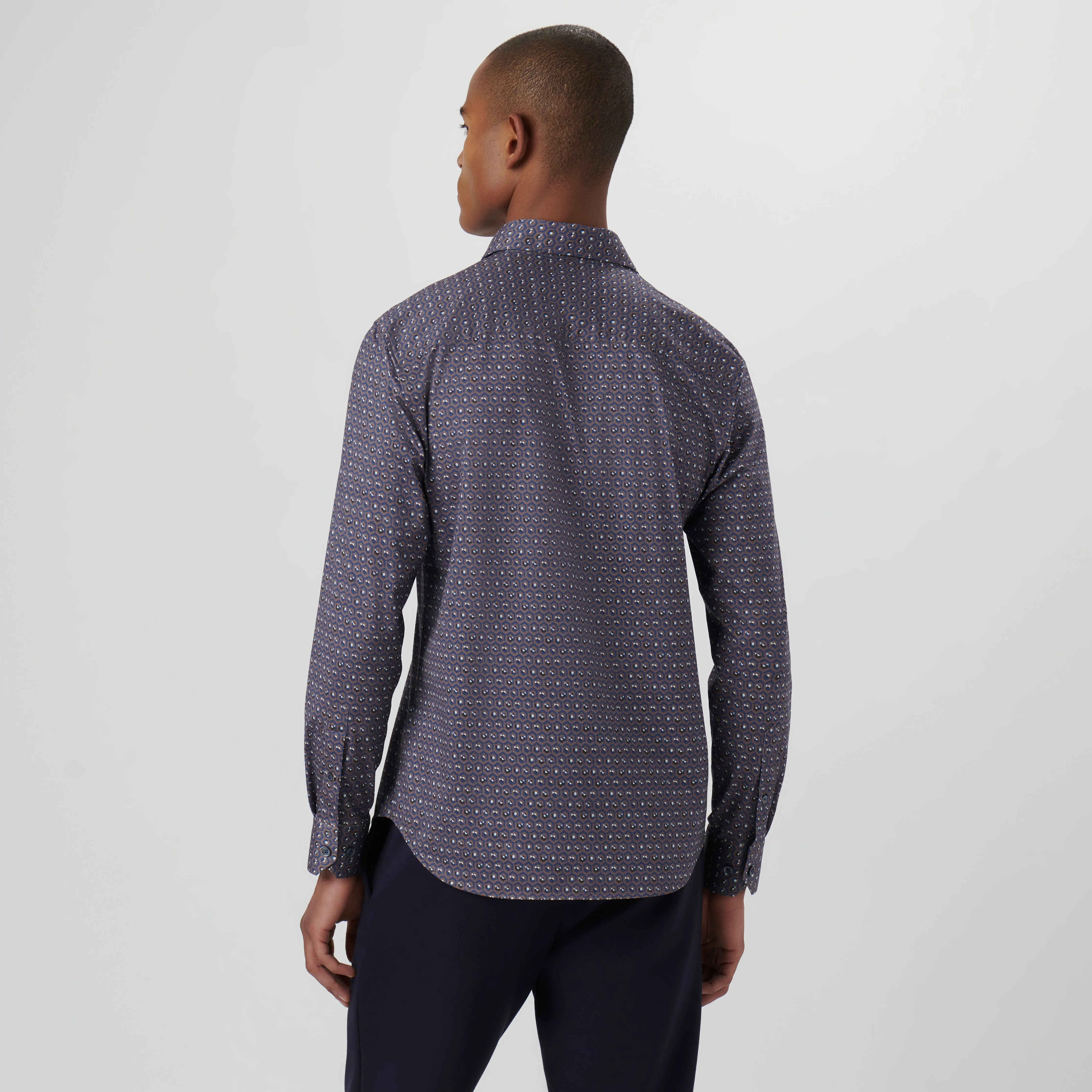 James Honeycomb Check OoohCotton Shirt
