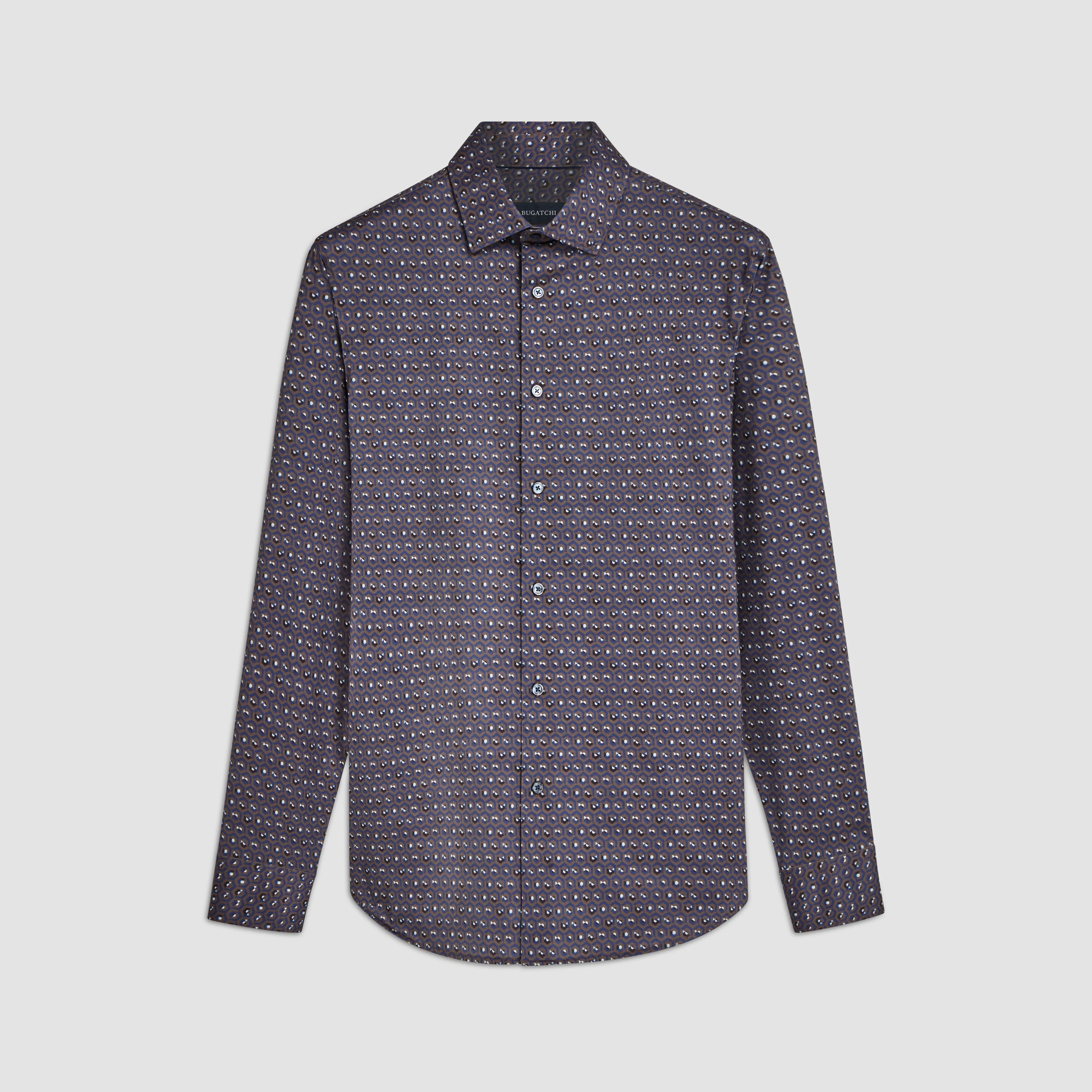 James Honeycomb Check OoohCotton Shirt