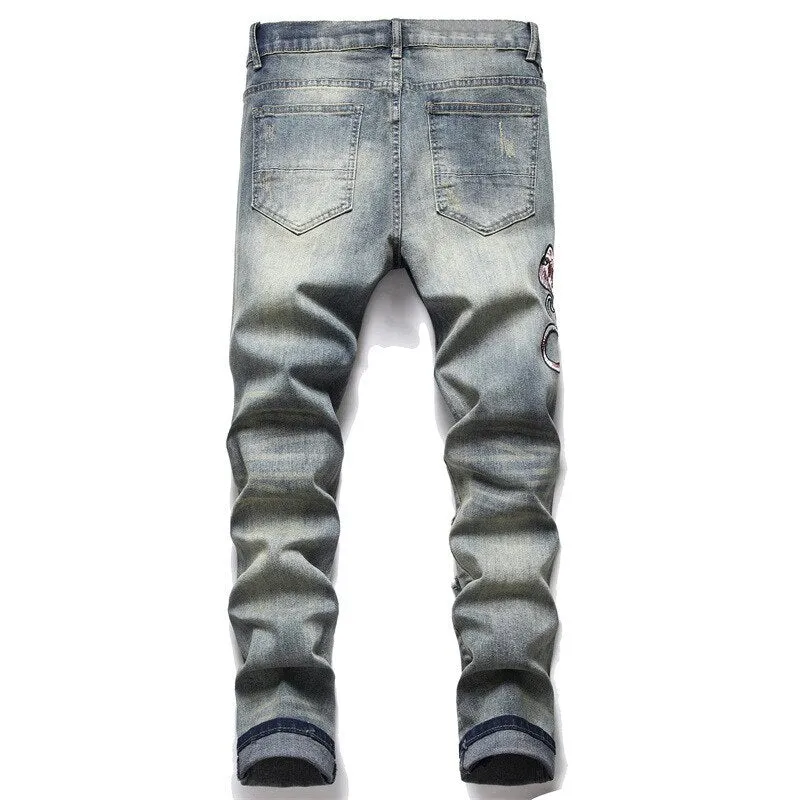 Jean Homme Délavage Vintage