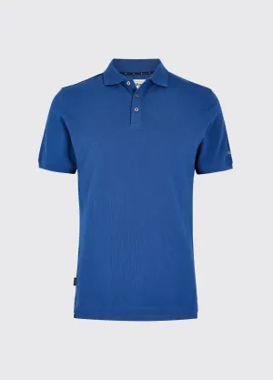Jennings Men’s cotton pique polo- Cobalt
