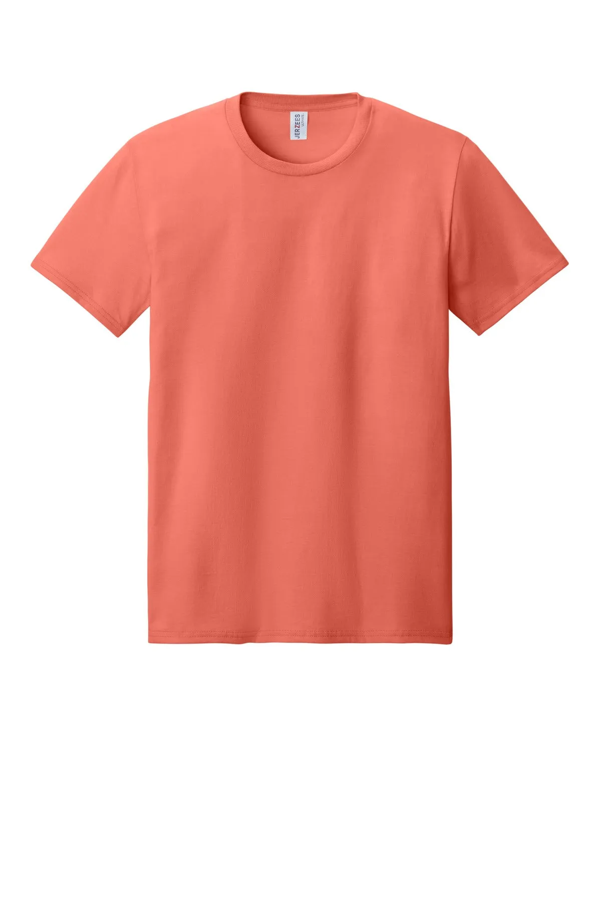 Jerzees Ultimate Unisex Ring Spun T-Shirt IC46M Sunset Coral