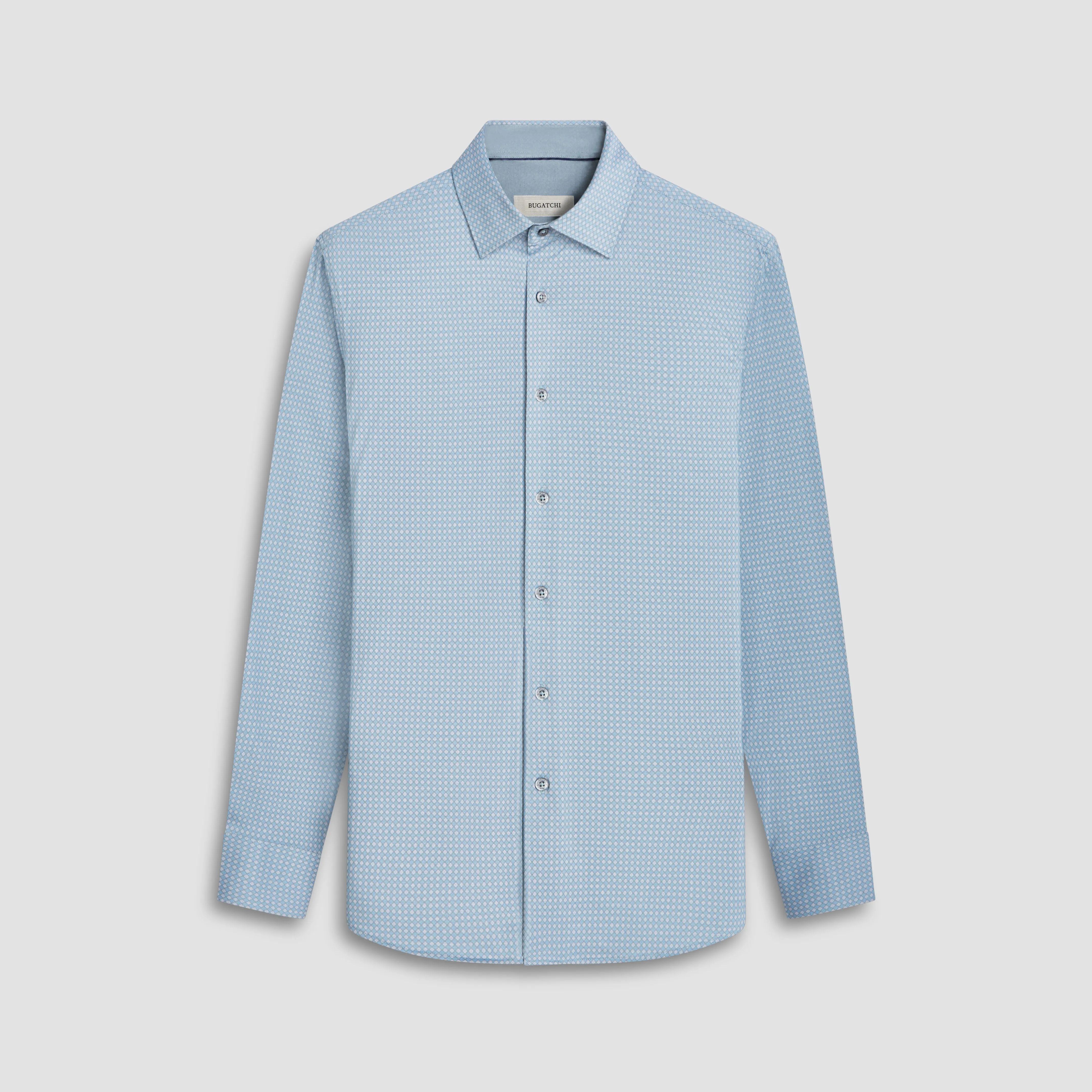 Jimmy Double Sided Geometric/Solid OoohCotton Shirt