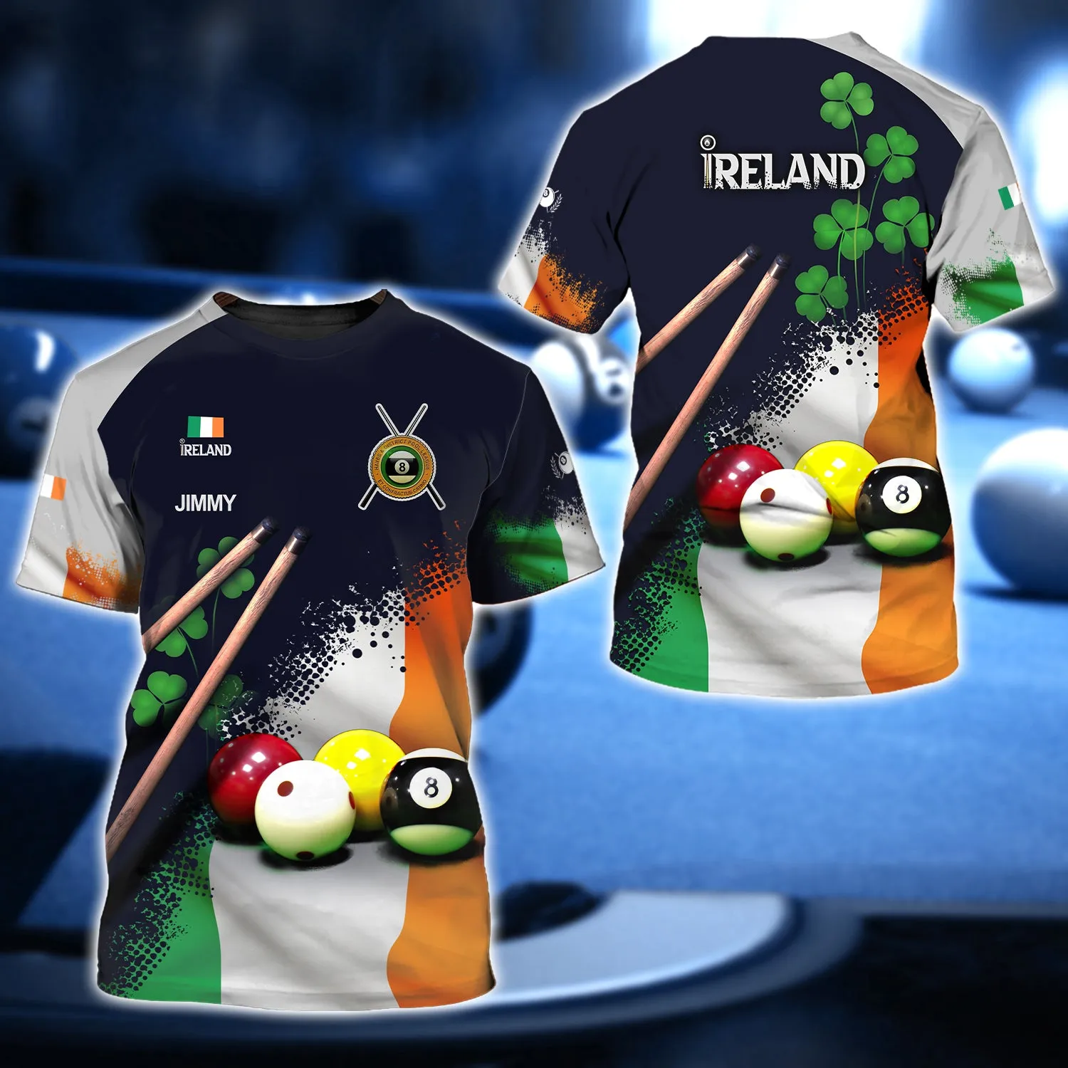 Jimmy Ireland Billiard 3D Shirt - QB95