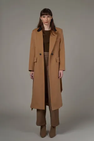 JLW001B Oslo Tailored Coat-Camel&Black