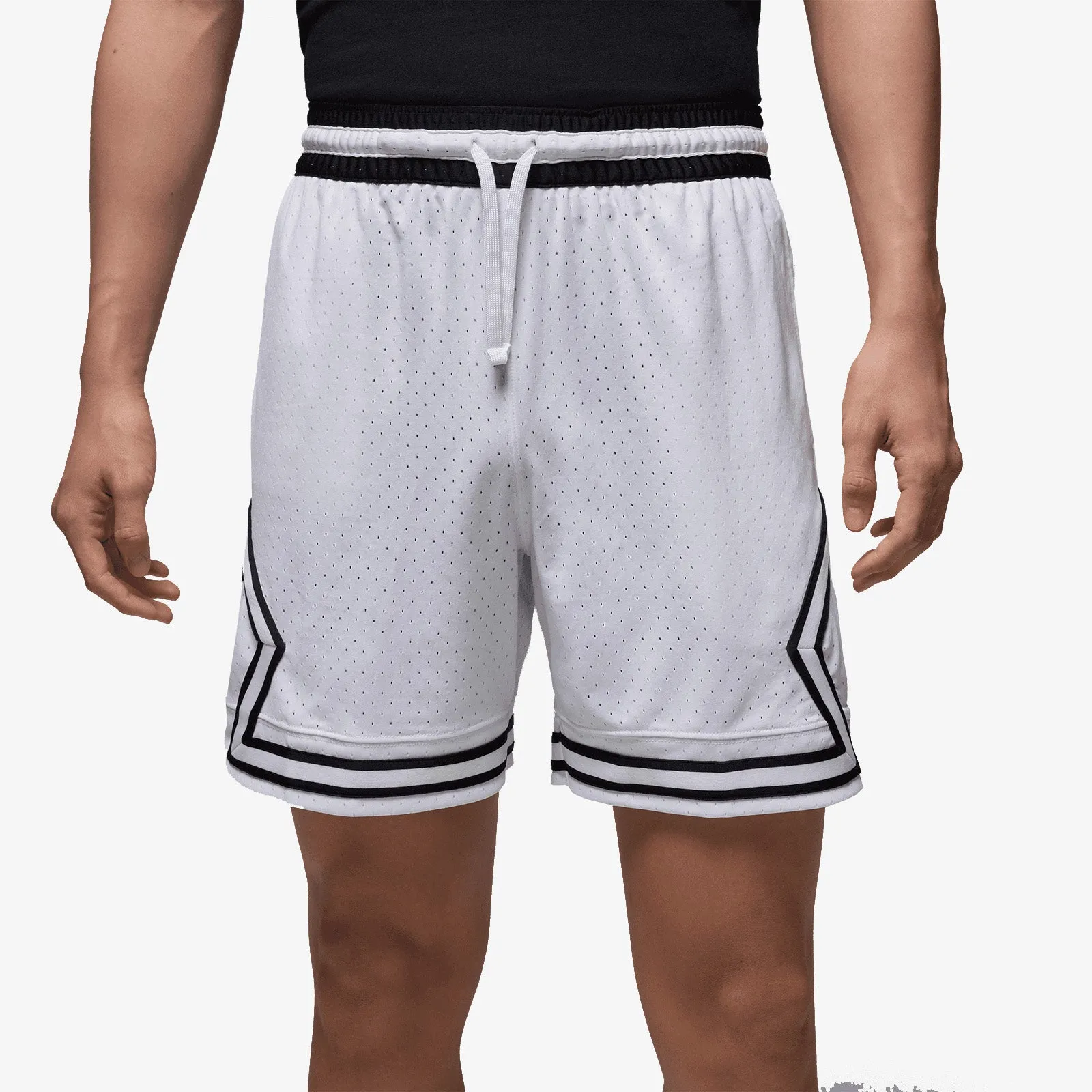 Jordan Sport Dri-FIT Mesh Diamond Shorts - White/Black