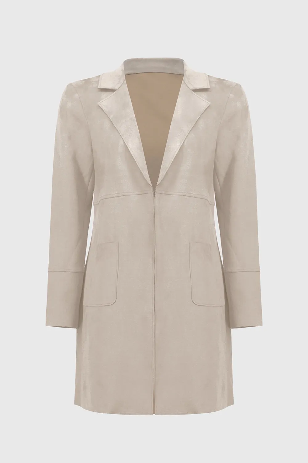 Joseph Ribkoff Scuba Suede Straight Jacket Jr251941