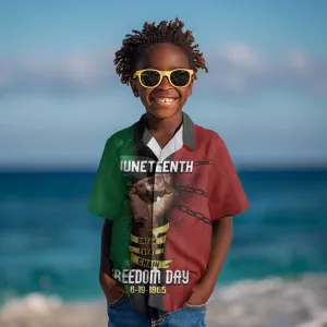 Juneteenth Freedom Day Kid Hawaiian Shirt Black Pride Month DT02