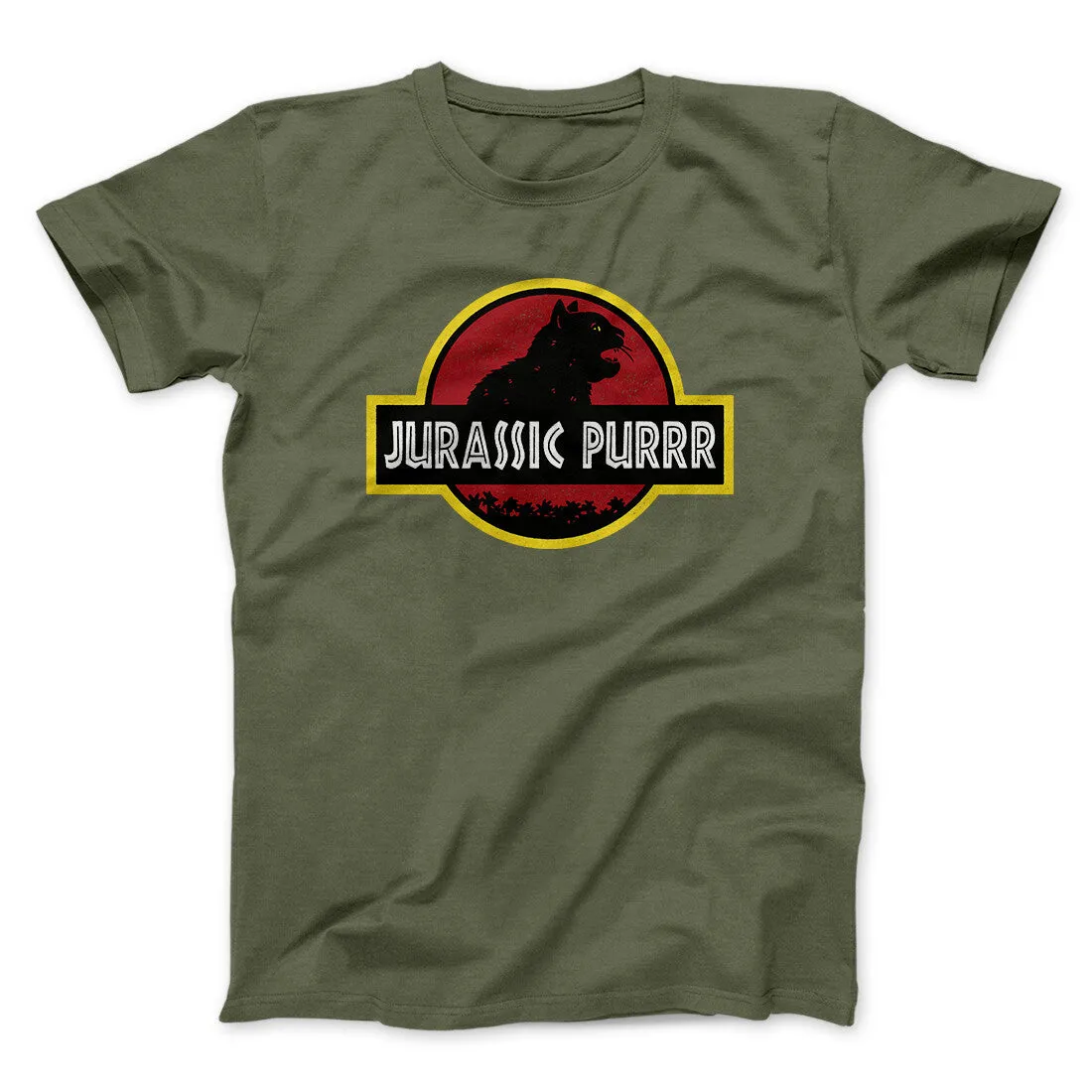 Jurassic Purr Funny Movie Men/Unisex T-Shirt