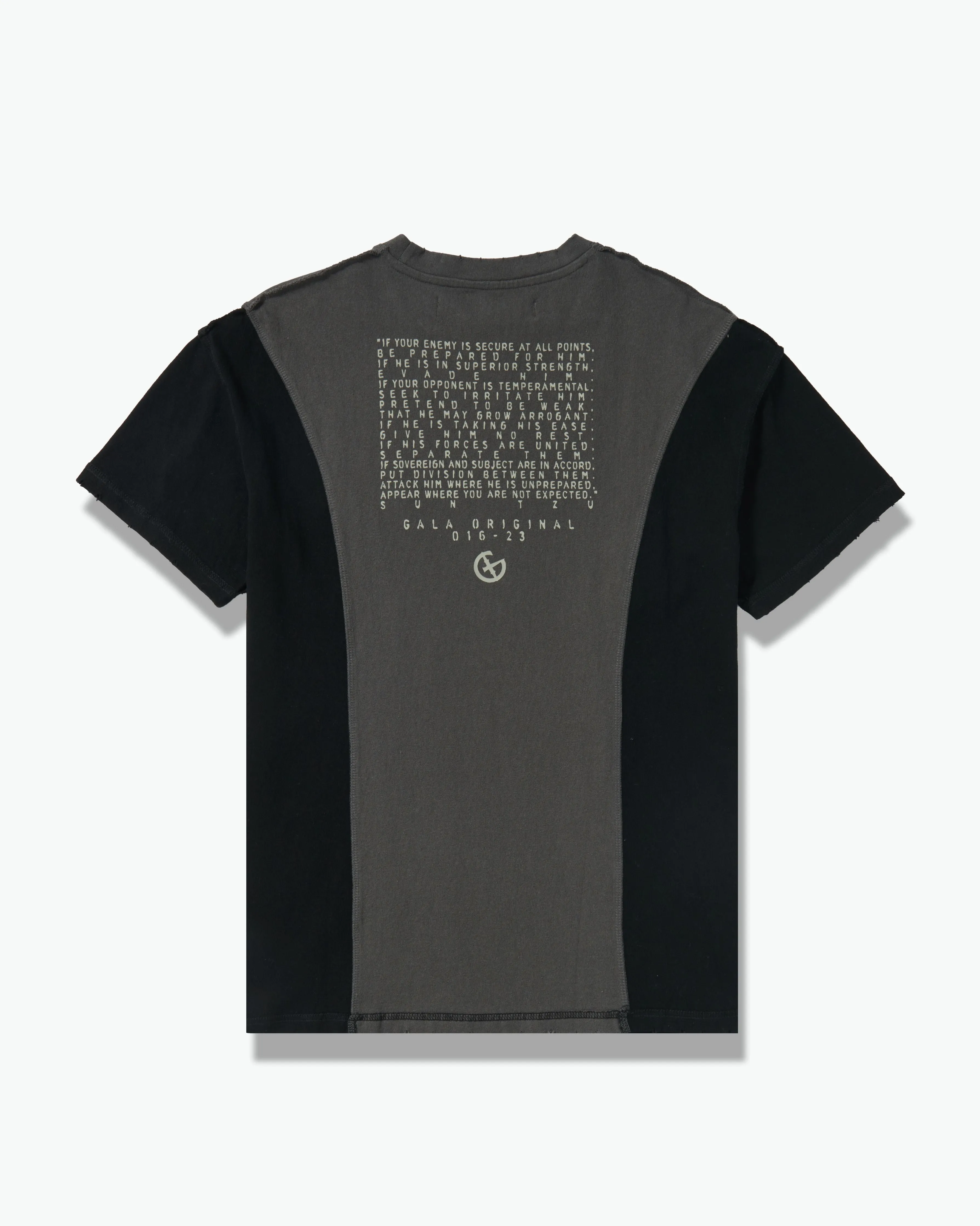JUXTA TEE (CHARCOAL/BLACK)