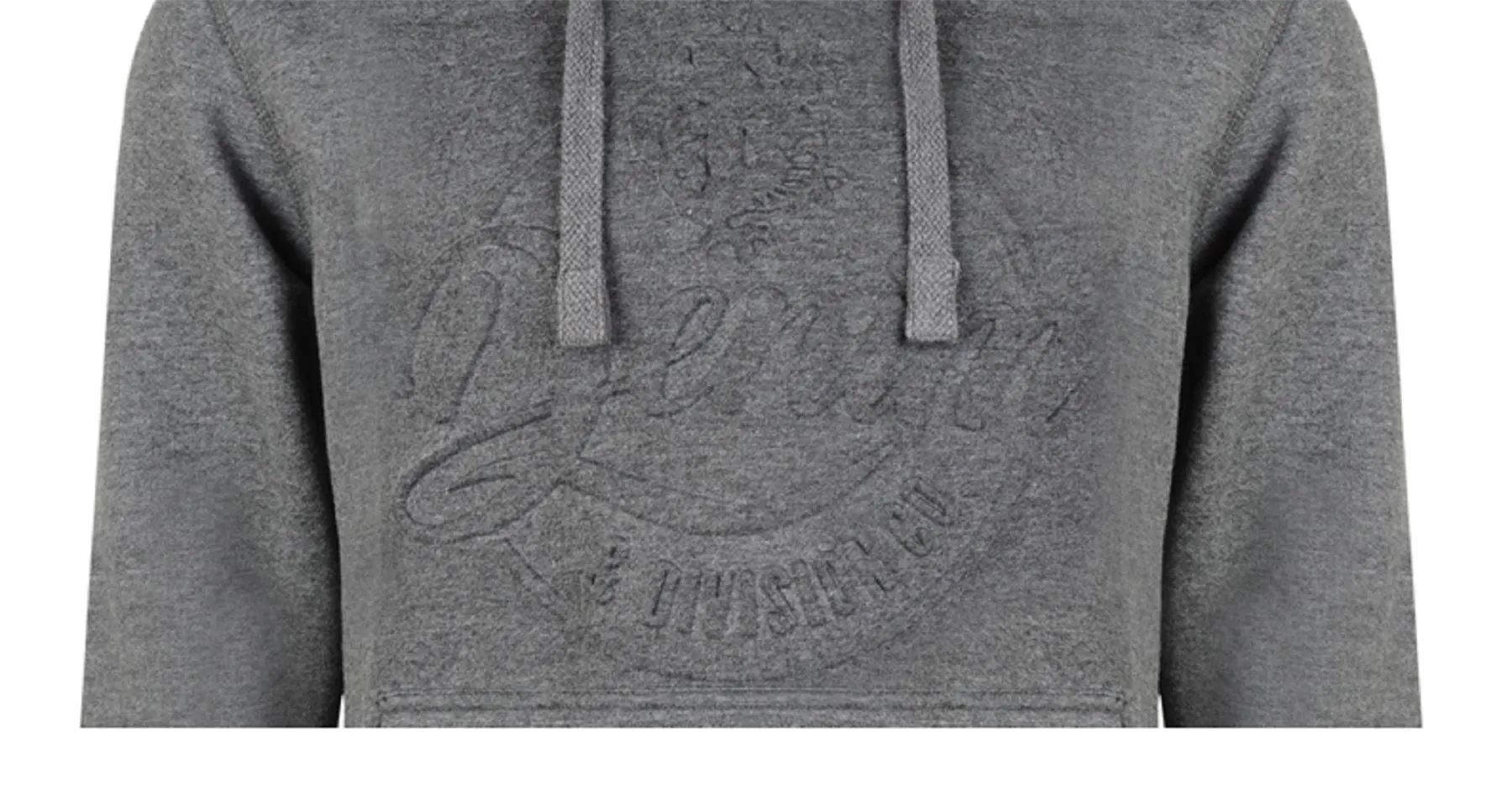 KAM Men's Embossed Denim Division Hooded Top (708)