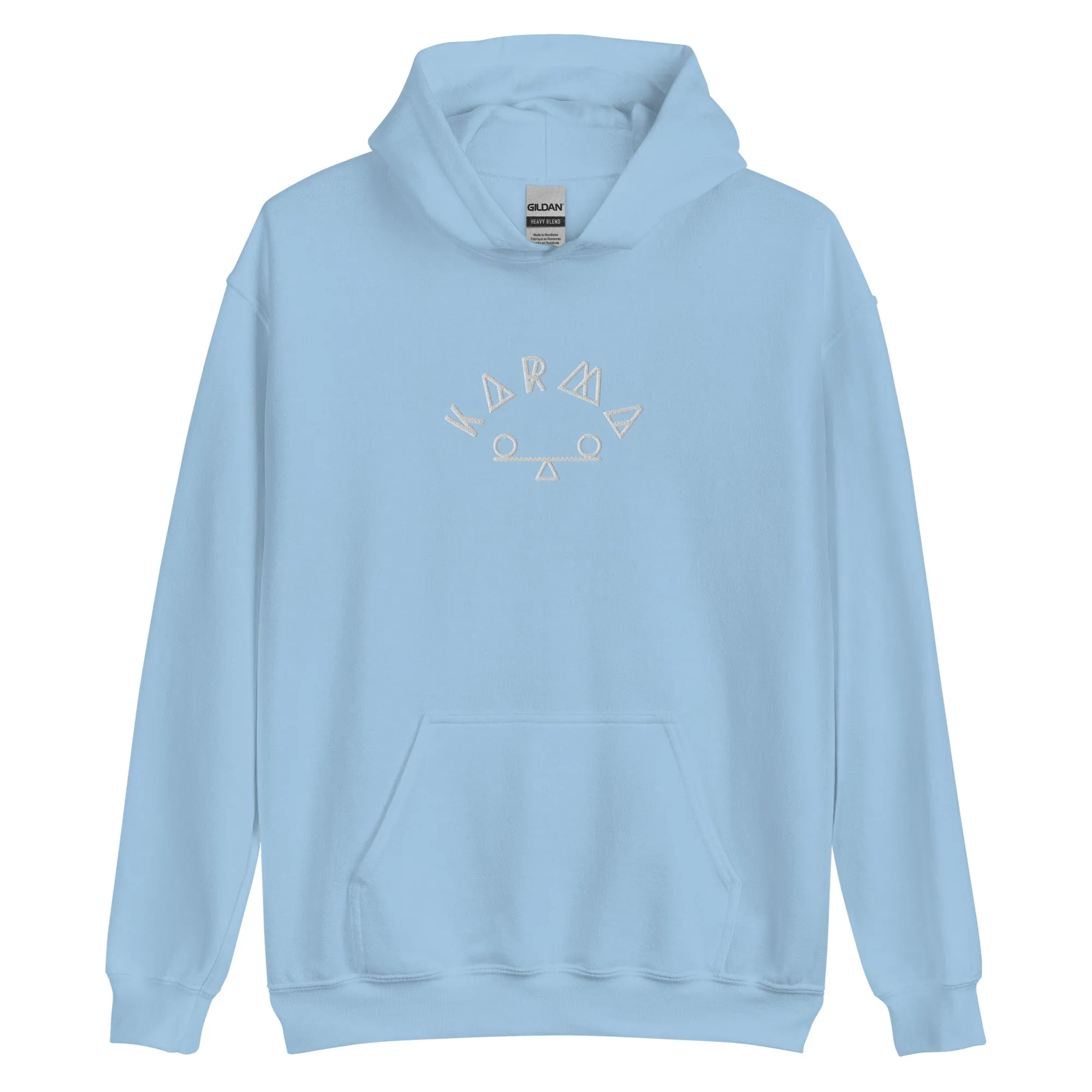 Karma Embroidered Hoodie