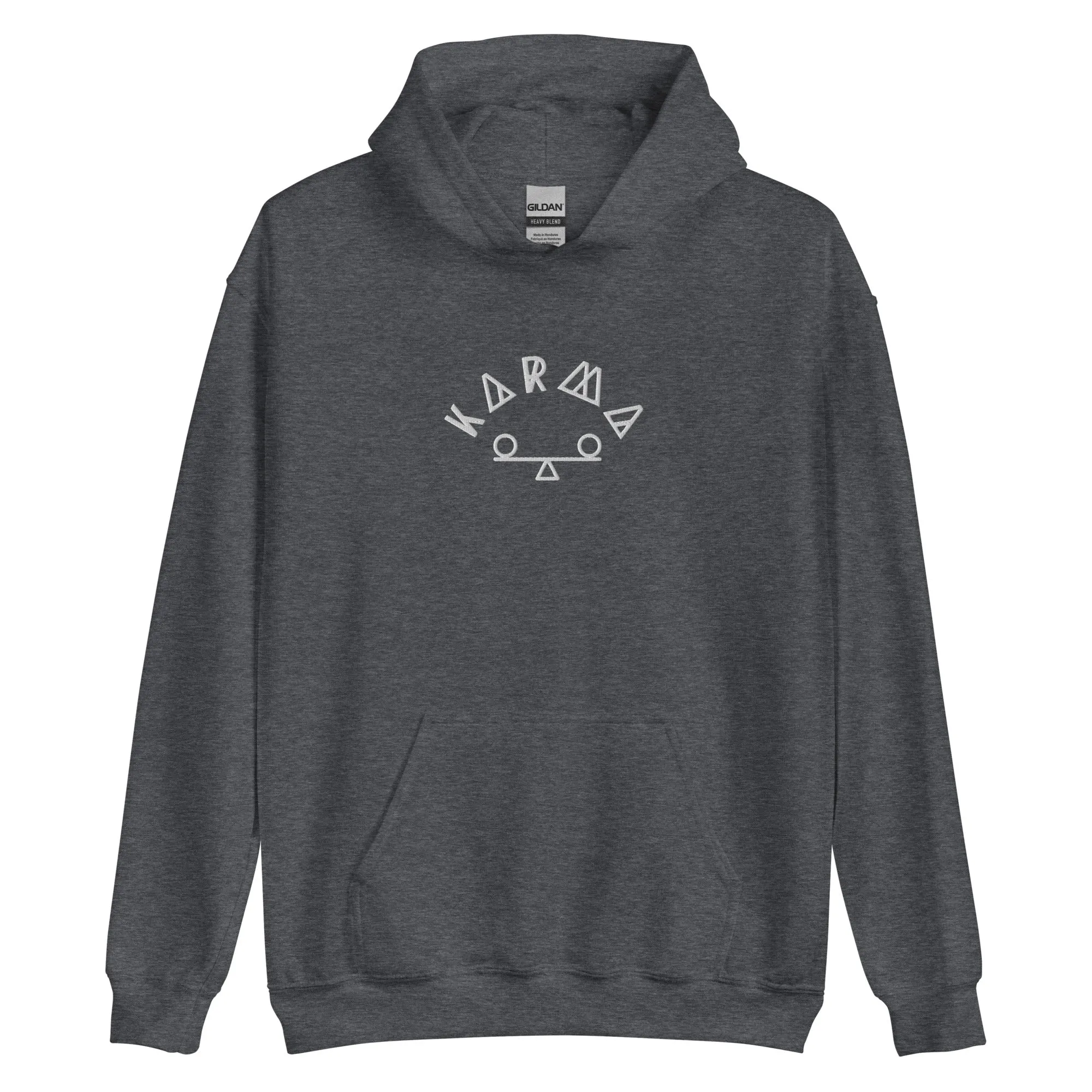 Karma Embroidered Hoodie