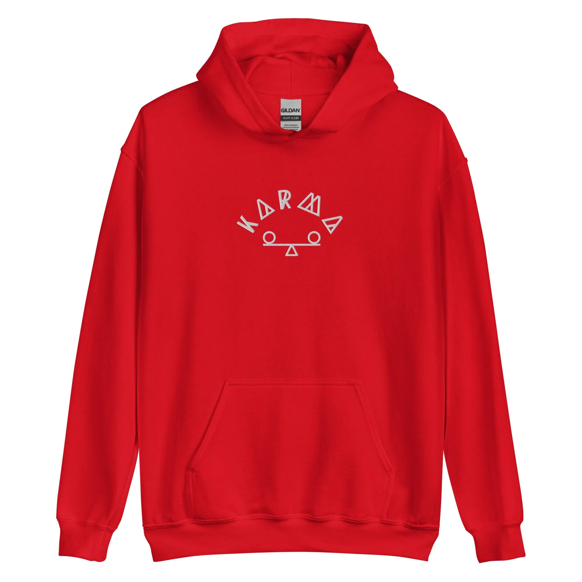 Karma Embroidered Hoodie