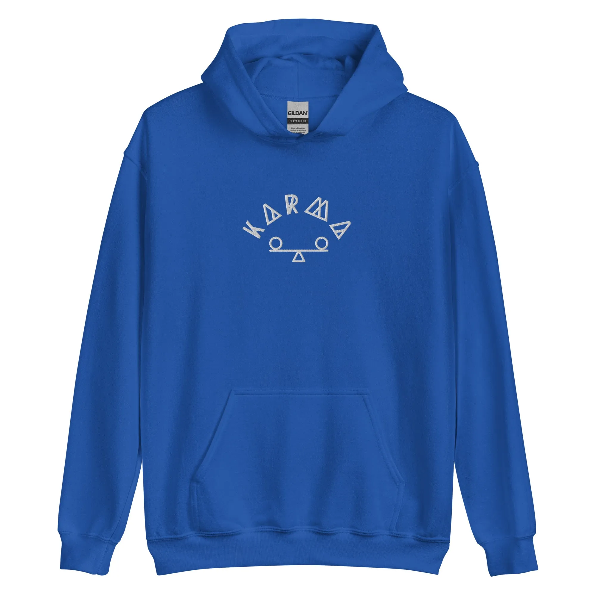 Karma Embroidered Hoodie