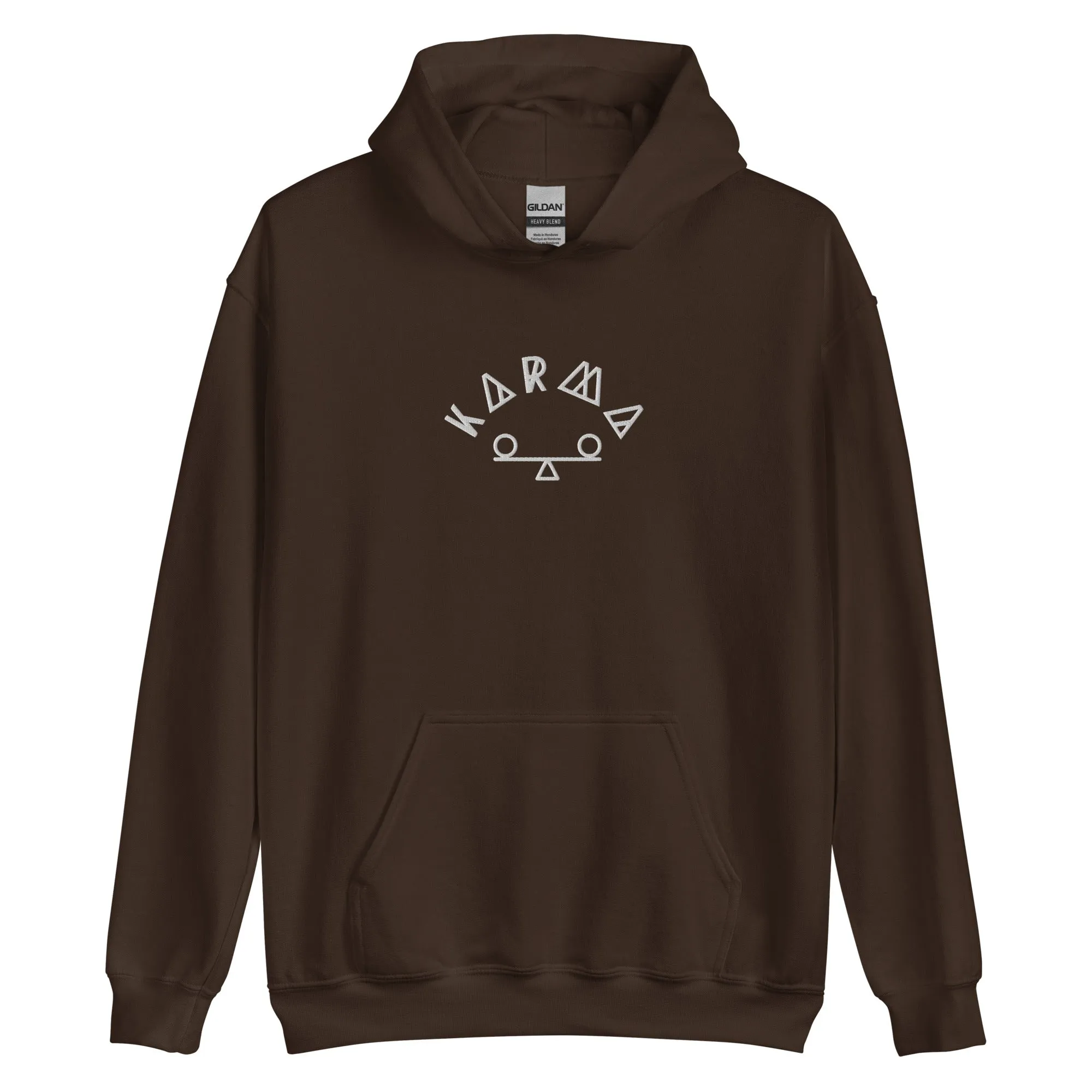 Karma Embroidered Hoodie