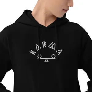 Karma Embroidered Hoodie