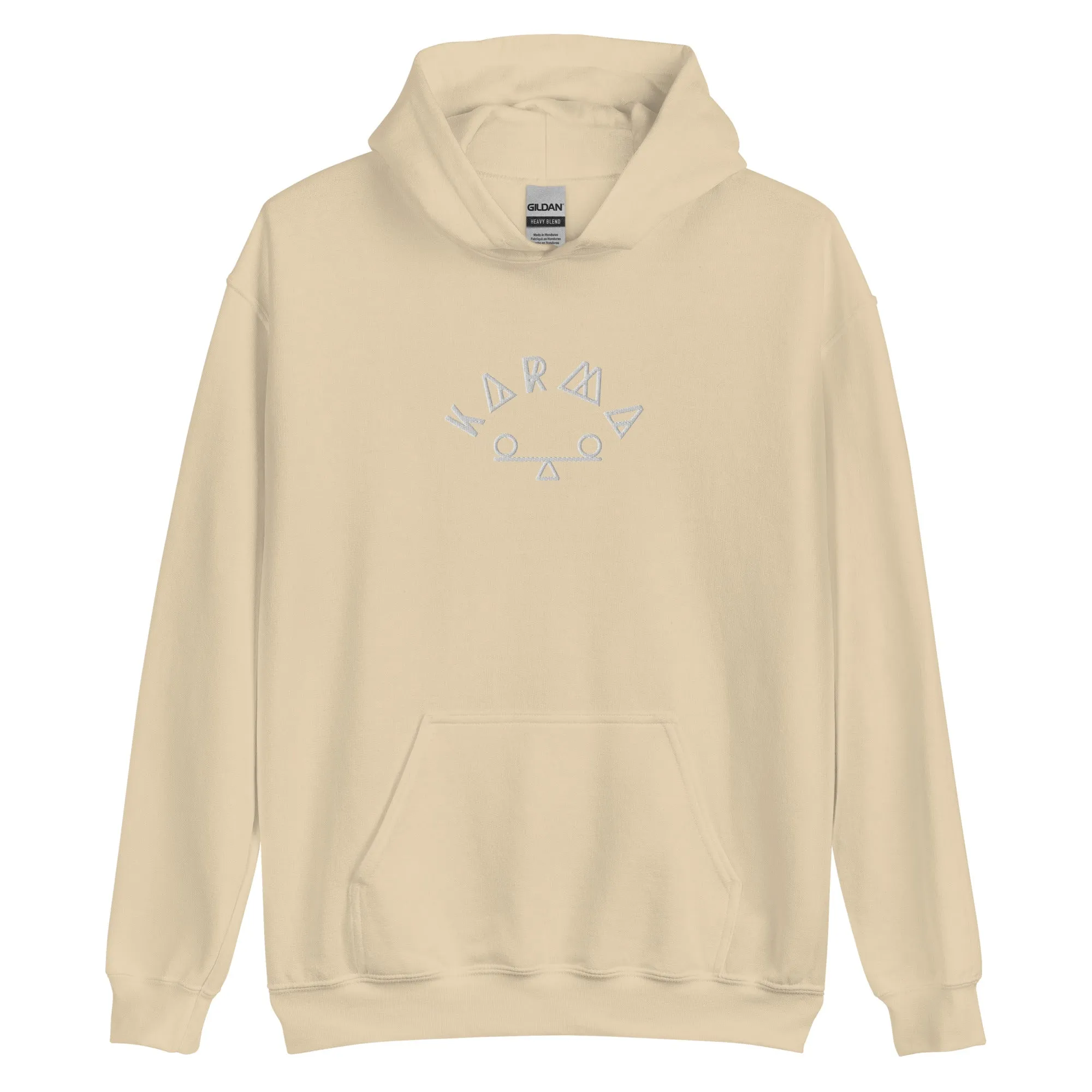 Karma Embroidered Hoodie