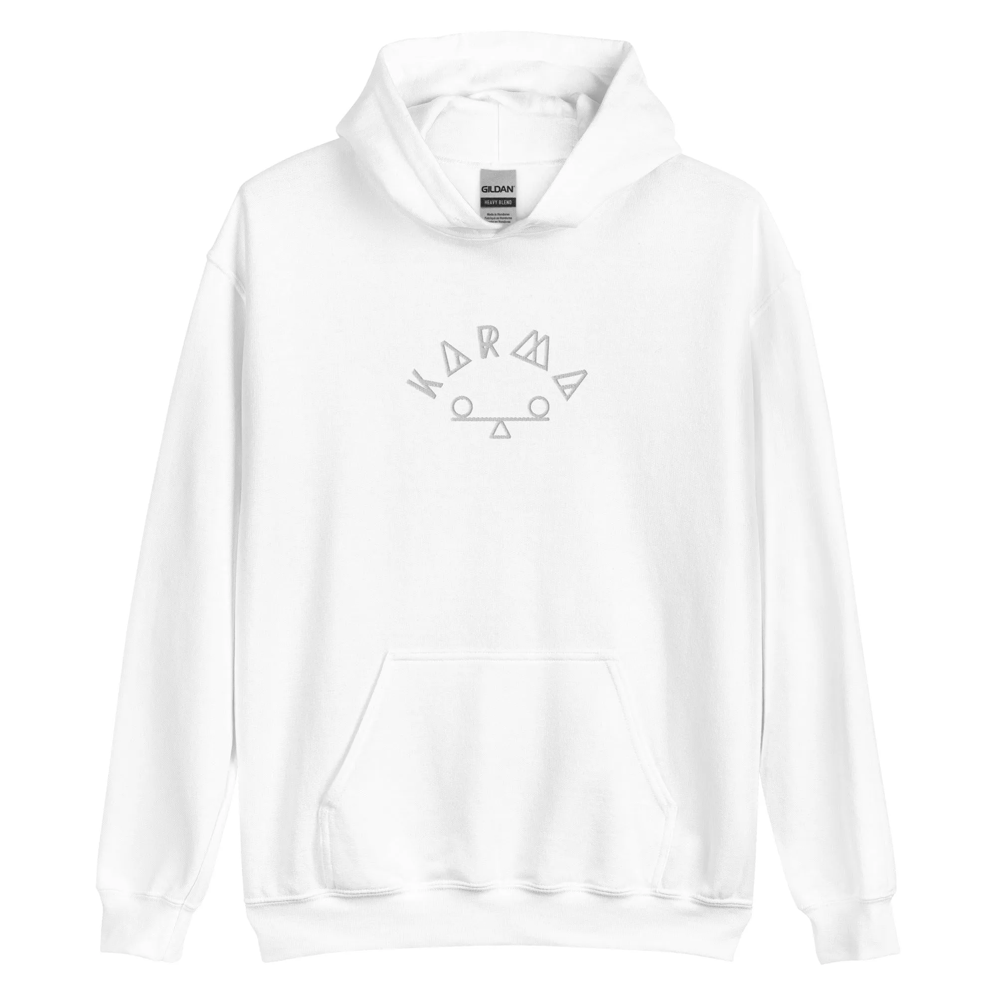 Karma Embroidered Hoodie