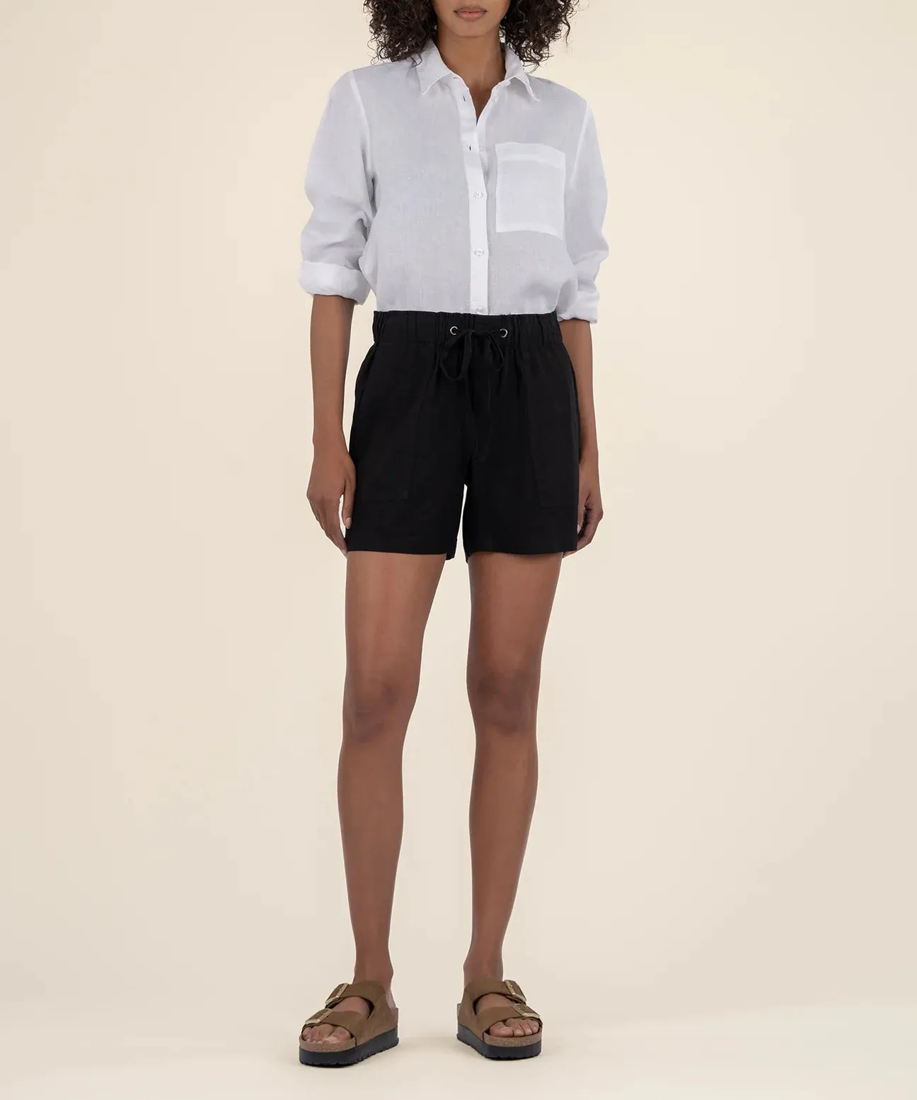 Katana Linen Drawstring Shorts