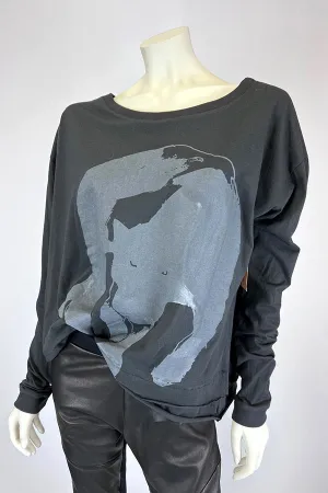 Kate Perry Projects Panther Long Sleeve Layered Top