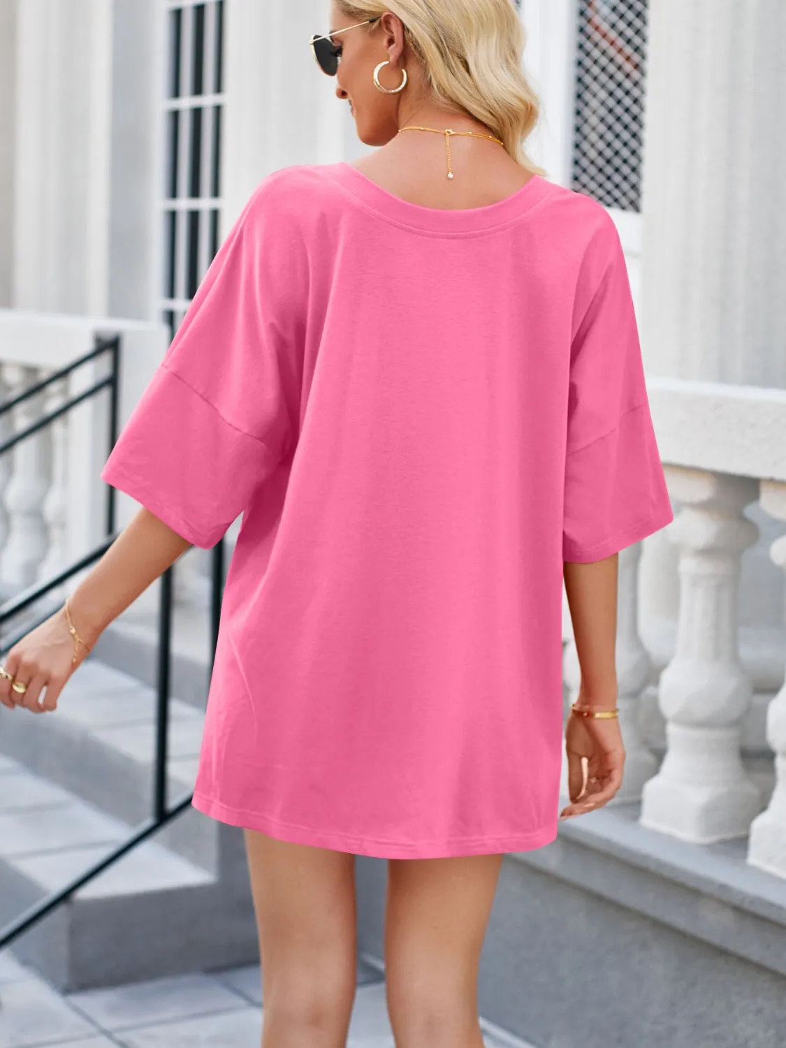 Kendal V-Neck Half Sleeve Top and Shorts Set