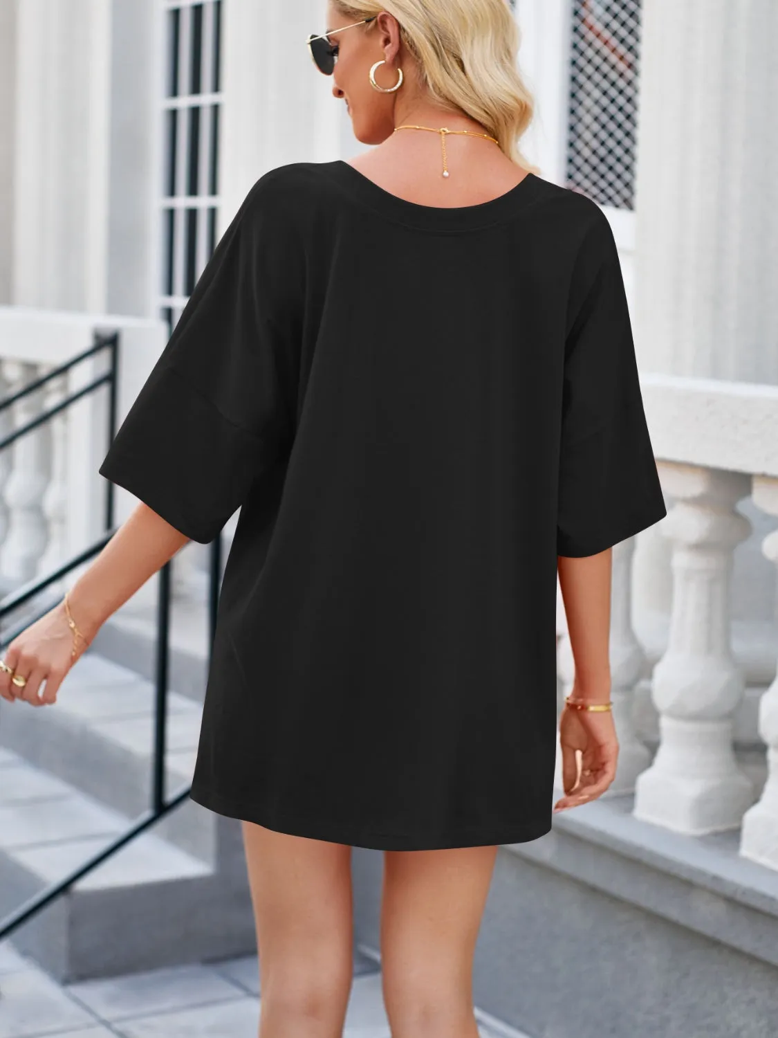 Kendal V-Neck Half Sleeve Top and Shorts Set