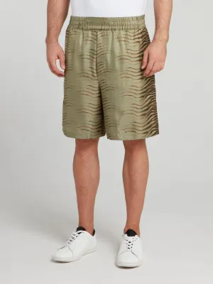 Khaki Tiger Pant Shorts