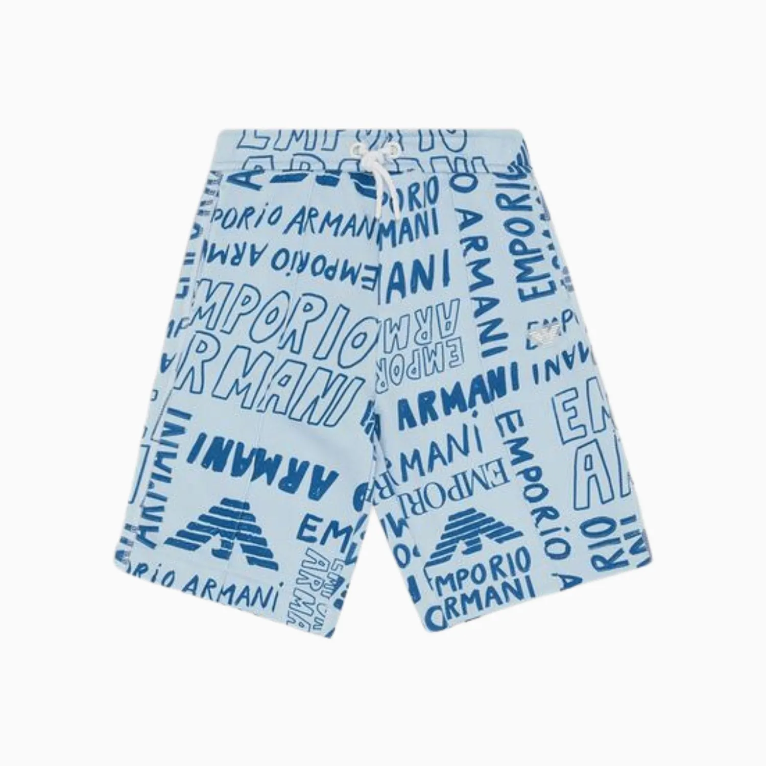Kid's Gradient Logo Jersey T Shirt And Shorts Outfit
