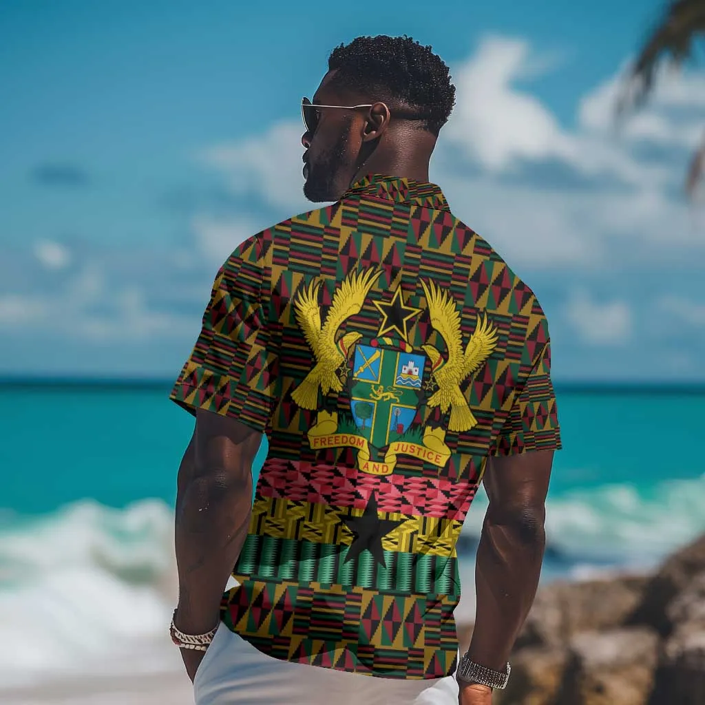 Kwame Nkrumah Ghana Hawaiian Shirt Kente Pattern African TS04
