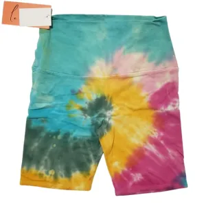 LA DETRESSE Tie-Dye High-Waist Bike Shorts Pull-On Women XS Multicolor NWT