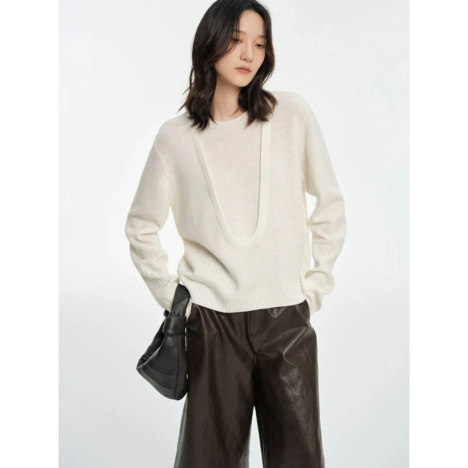 Layered Knit Sweater