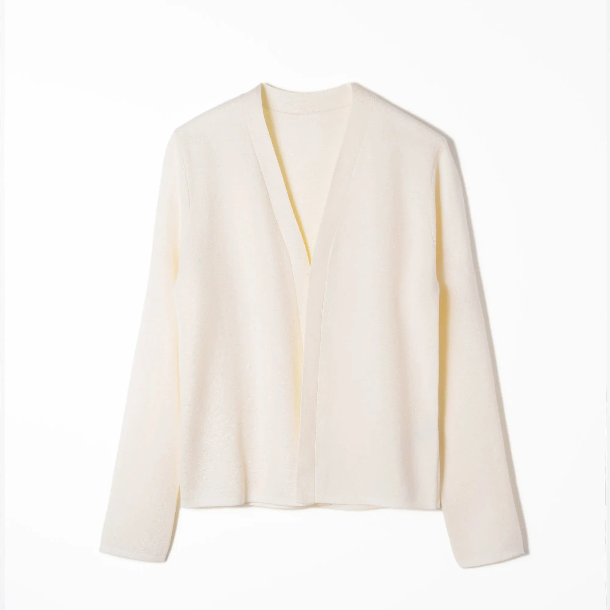Layered Knitted Cardigan Set