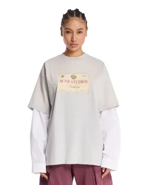 Layered T-Shirt Con Logo