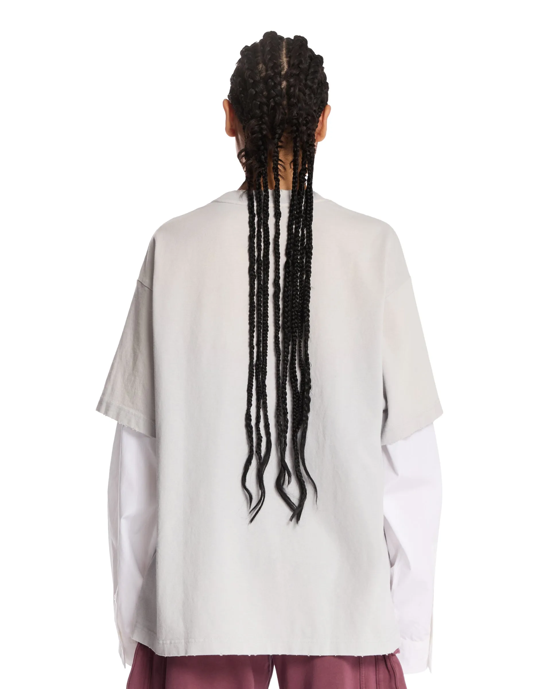 Layered T-Shirt Con Logo