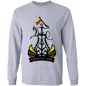 Lietuva 100 Restored - Boys Youth Classic Long Sleeve T-Shirt