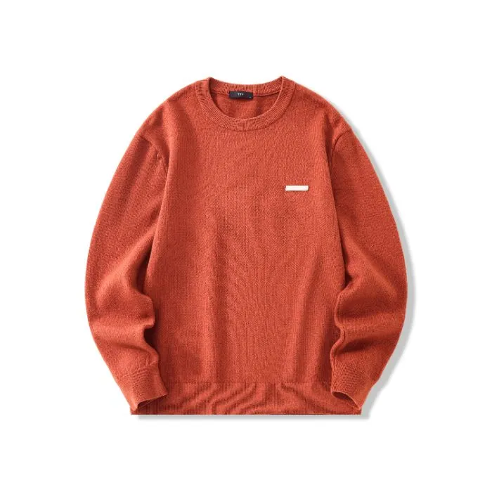 Lightweight High Street Men's Jumper with Label Detailing