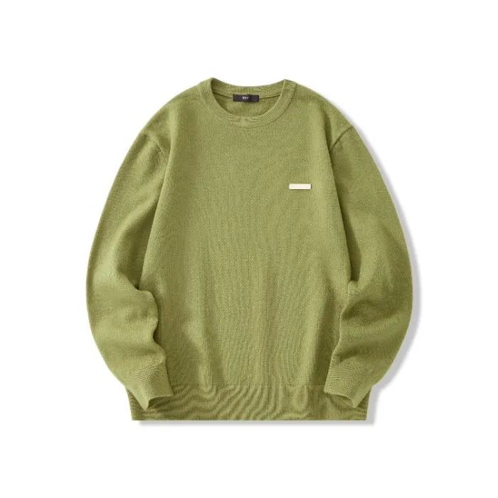 Lightweight High Street Men's Jumper with Label Detailing