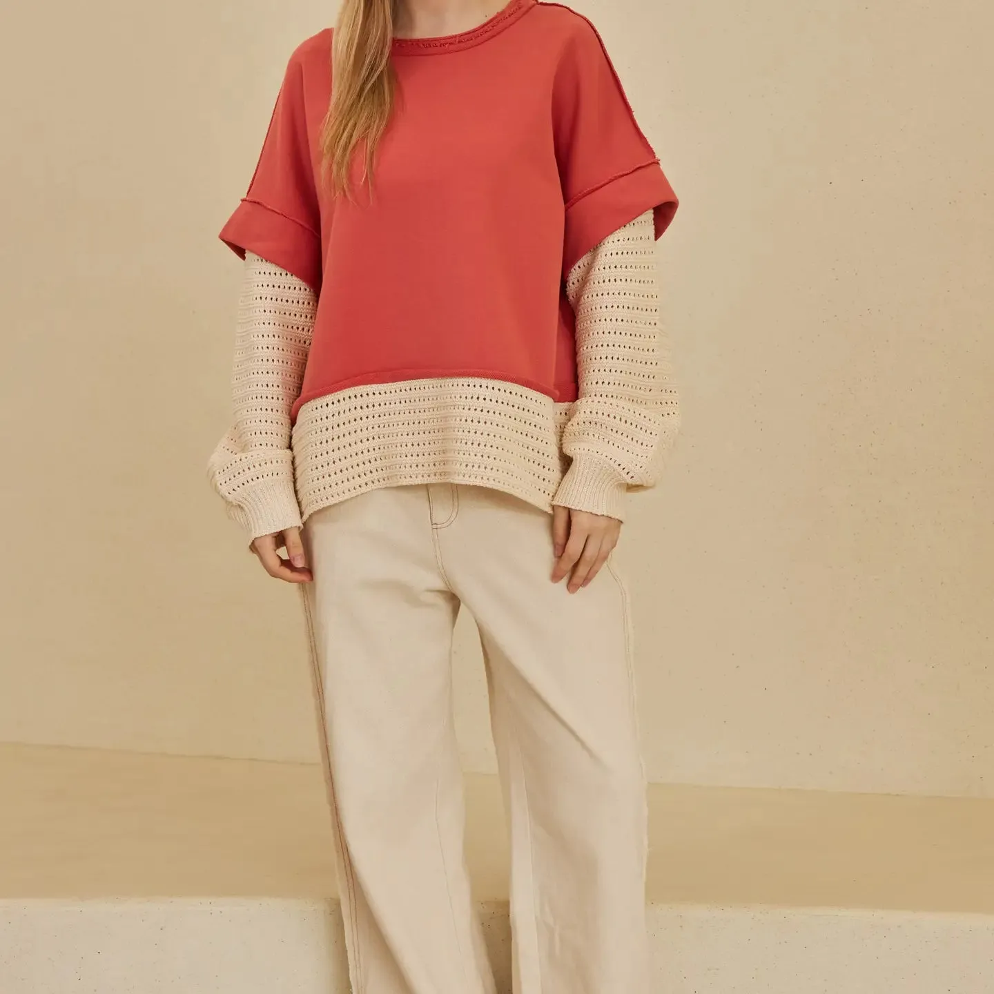 Lily Layered Knit Sweater