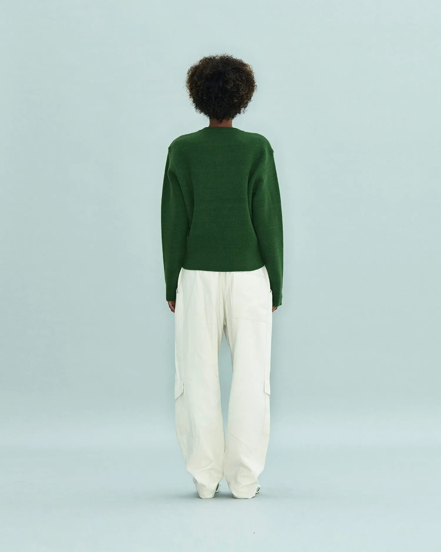 Line Sweater with Buttons