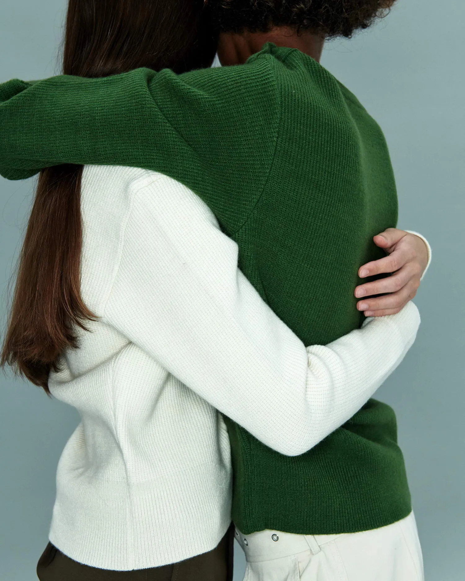Line Sweater with Buttons