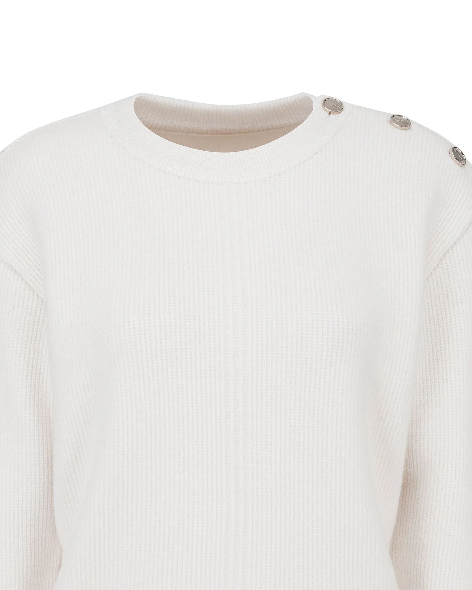Line Sweater with Buttons