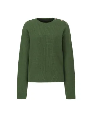 Line Sweater with Buttons