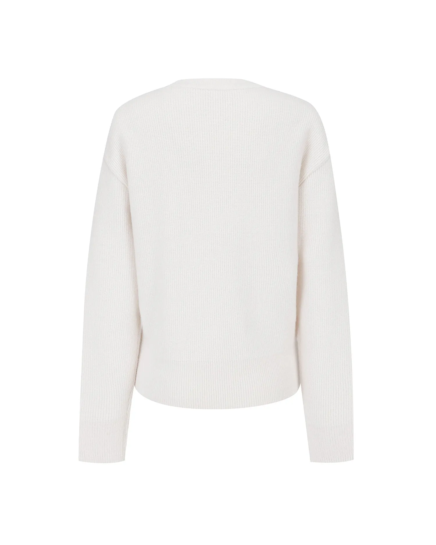 Line Sweater with Buttons