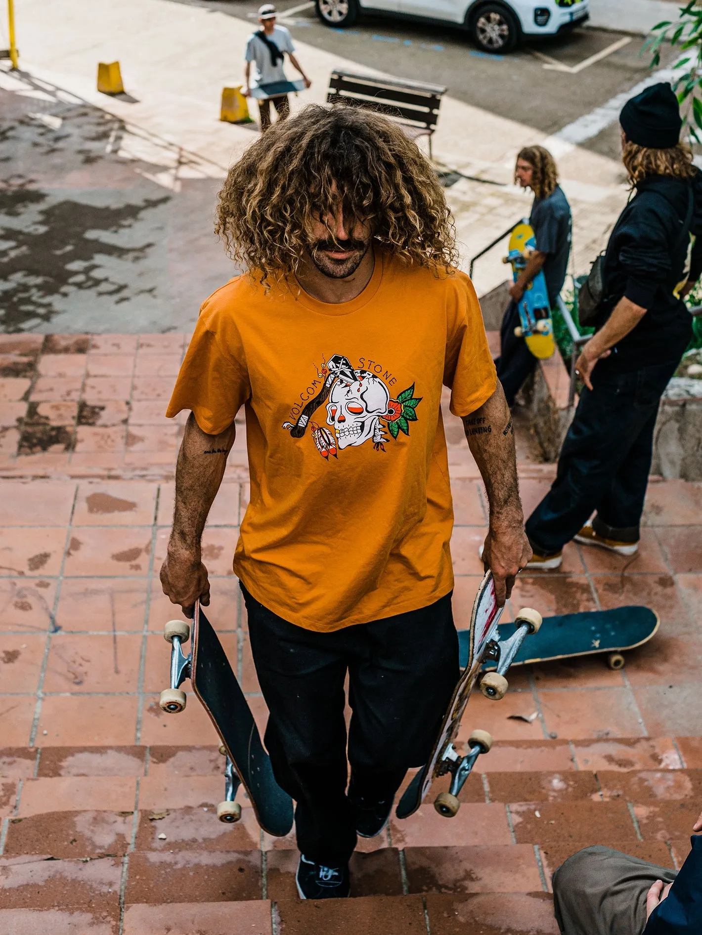 Lintell T-Shirt - SAFFRON
