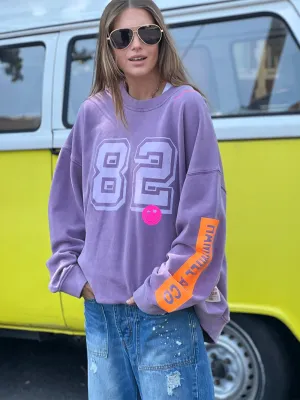 Long Vintage Sweat - MAUVE